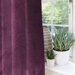 Charger l'image dans la galerie, McAlister Textiles Matt Aubergine Purple Velvet Curtains Tailored Curtains