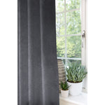 Charger l'image dans la galerie, McAlister Textiles Matt Charcoal Grey Velvet Curtains Tailored Curtains