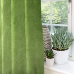 Charger l'image dans la galerie, McAlister Textiles Matt Fern Green Velvet Curtains Tailored Curtains