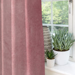 Charger l'image dans la galerie, McAlister Textiles Matt Blush Pink Velvet Curtains Tailored Curtains