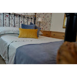 Charger l'image dans la galerie, McAlister Textiles Matt Petrol Blue Piped Velvet Cushion Cushions and Covers
