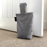 Charger l'image dans la galerie, McAlister Textiles Albany Charcoal Doorstop Doorstops
