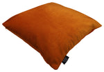 Charger l'image dans la galerie, McAlister Textiles Matt Burnt Orange Velvet Modern Look Plain Cushion Cushions and Covers
