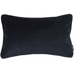 Charger l'image dans la galerie, McAlister Textiles Matt Black Piped Velvet Cushion Cushions and Covers