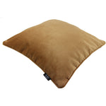 Charger l'image dans la galerie, McAlister Textiles Matt Caramel Gold Piped Velvet Cushion Cushions and Covers