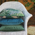 Charger l'image dans la galerie, McAlister Textiles Matt Moss Green Piped Velvet Cushion Cushions and Covers