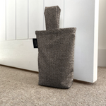Charger l'image dans la galerie, McAlister Textiles Roma Charcoal Grey Doorstop Doorstops