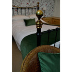 Charger l'image dans la galerie, McAlister Textiles Matt Moss Green Piped Velvet Cushion Cushions and Covers