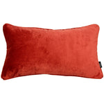 Charger l'image dans la galerie, McAlister Textiles Matt Rust Red Orange Piped Velvet Cushion Cushions and Covers