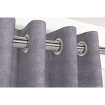 Charger l'image dans la galerie, McAlister Textiles Matt Soft Silver Velvet Curtains Tailored Curtains