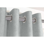 Charger l'image dans la galerie, McAlister Textiles Matt Dove Grey Velvet Curtains Tailored Curtains