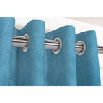 Charger l'image dans la galerie, McAlister Textiles Matt Duck Egg Blue Velvet Curtains Tailored Curtains