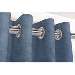 Charger l'image dans la galerie, McAlister Textiles Matt Petrol Blue Velvet Curtains Tailored Curtains