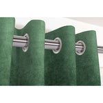 Charger l'image dans la galerie, McAlister Textiles Matt Moss Green Velvet Curtains Tailored Curtains