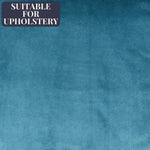 Charger l'image dans la galerie, McAlister Textiles Matt Duck Egg Blue Velvet Fabric Fabrics