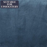 Charger l'image dans la galerie, McAlister Textiles Matt Petrol Blue Velvet Fabric Fabrics