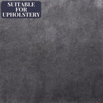 Charger l'image dans la galerie, McAlister Textiles Matt Charcoal Grey Velvet Fabric Fabrics