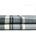Charger l'image dans la galerie, McAlister Textiles Heritage Tartan Charcoal Grey Curtain Fabric Fabrics
