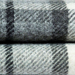 Charger l'image dans la galerie, McAlister Textiles Heritage Tartan Charcoal Grey Curtain Fabric Fabrics