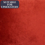 Charger l'image dans la galerie, McAlister Textiles Matt Rust Red Orange Velvet Fabric Fabrics