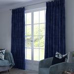 Charger l'image dans la galerie, McAlister Textiles Matt Navy Blue Velvet Curtains mws_apo_generated