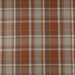 Charger l'image dans la galerie, McAlister Textiles Heritage Tartan Burnt Orange + Grey Curtain Fabric Fabrics 1 Metre