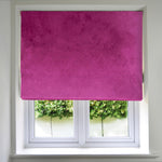 Charger l'image dans la galerie, McAlister Textiles Matt Fuchsia Pink Velvet Roman Blind Roman Blinds