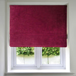 Charger l'image dans la galerie, McAlister Textiles Matt Wine Red Velvet Roman Blind Roman Blinds