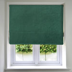 Charger l'image dans la galerie, McAlister Textiles Matt Emerald Green Velvet Roman Blind Roman Blinds