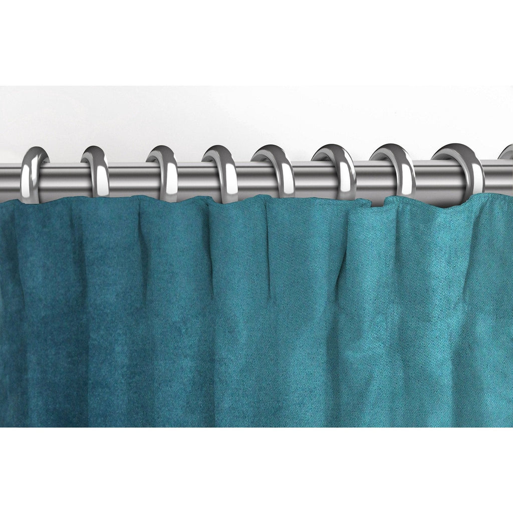 McAlister Textiles Matt Blue Teal Velvet Curtains mw_product_option_cloned 