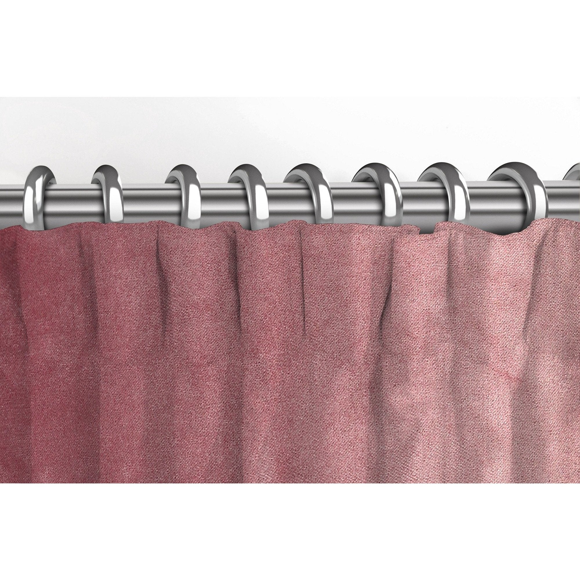 McAlister Textiles Matt Blush Pink Velvet Curtains Tailored Curtains 