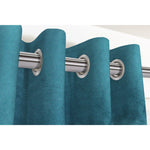 Charger l&#39;image dans la galerie, McAlister Textiles Matt Blue Teal Velvet Curtains Tailored Curtains 
