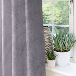 Charger l&#39;image dans la galerie, McAlister Textiles Matt Soft Silver Velvet Curtains Tailored Curtains 
