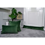 Charger l&#39;image dans la galerie, McAlister Textiles Matt Moss Green Piped Velvet Cushion Cushions and Covers 
