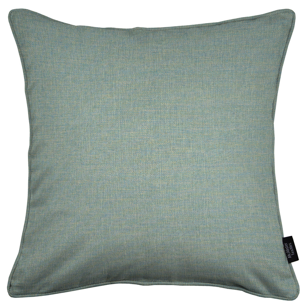 McAlister Textiles Albany Duck Egg Piped Cushion Cushions and Covers 