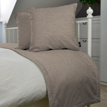 Charger l&#39;image dans la galerie, McAlister Textiles Albany Taupe Bed Runners Throws and Runners 
