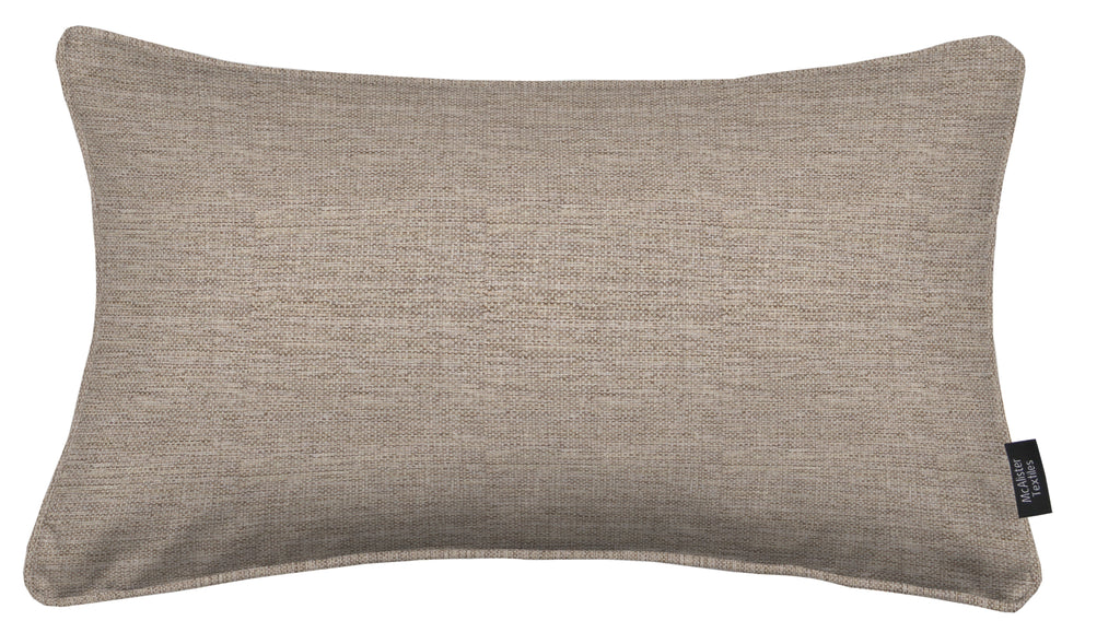 McAlister Textiles Albany Taupe Piped Cushion Cushions and Covers 