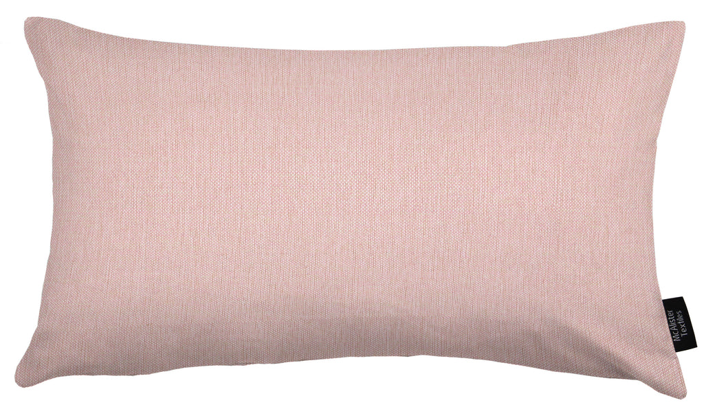 McAlister Textiles Albany Blush Pink Woven Cushion Cushions and Covers 