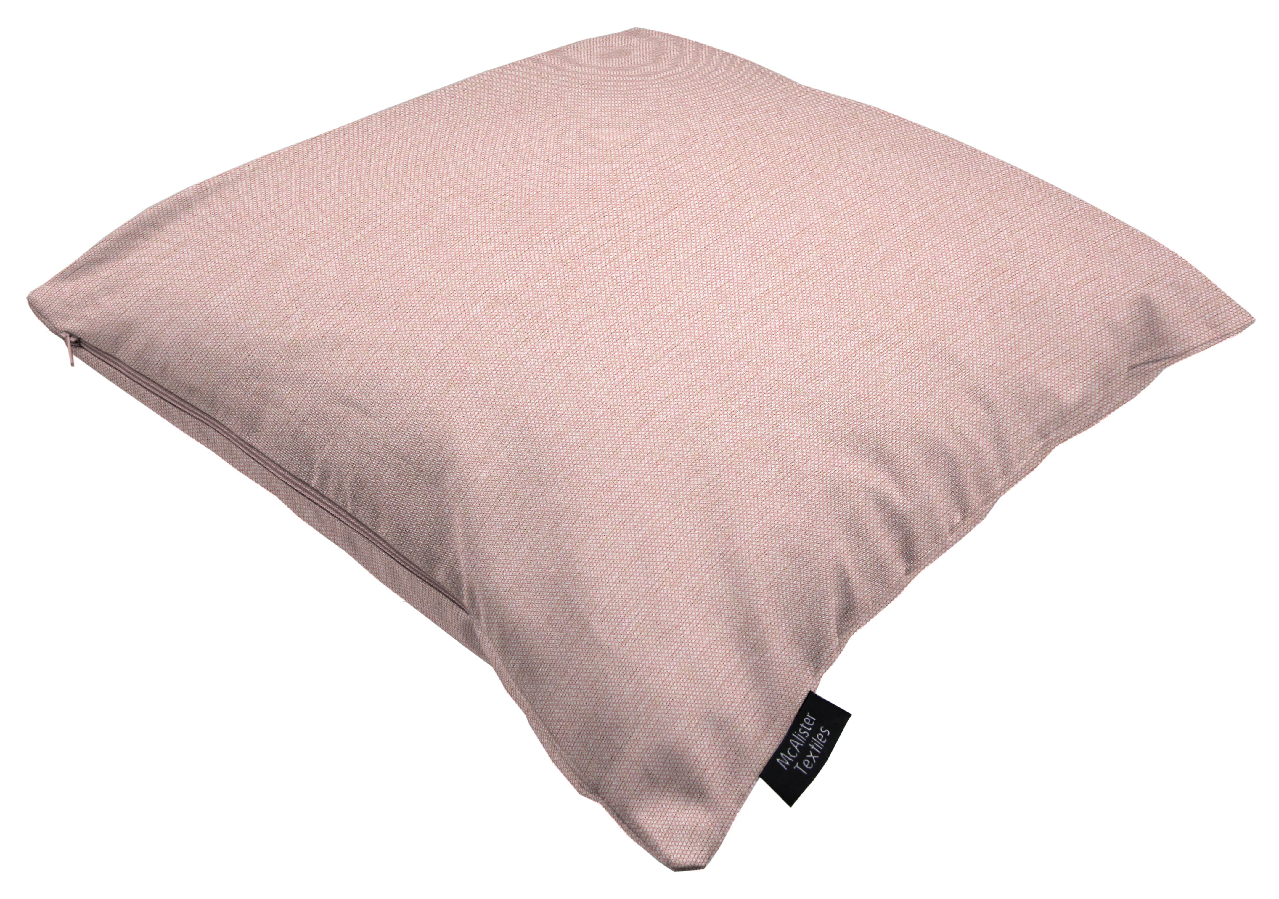 McAlister Textiles Albany Blush Pink Woven Cushion Cushions and Covers 