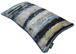 Charger l&#39;image dans la galerie, McAlister Textiles Aura Navy Blue Printed Velvet Pillow Pillow 
