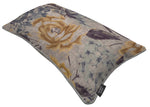 Charger l&#39;image dans la galerie, McAlister Textiles Blooma Blue, Grey and Ochre Floral Cushion Cushions and Covers 
