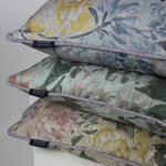 Charger l&#39;image dans la galerie, McAlister Textiles Blooma Purple, Pink and Ochre Floral Cushion Cushions and Covers 
