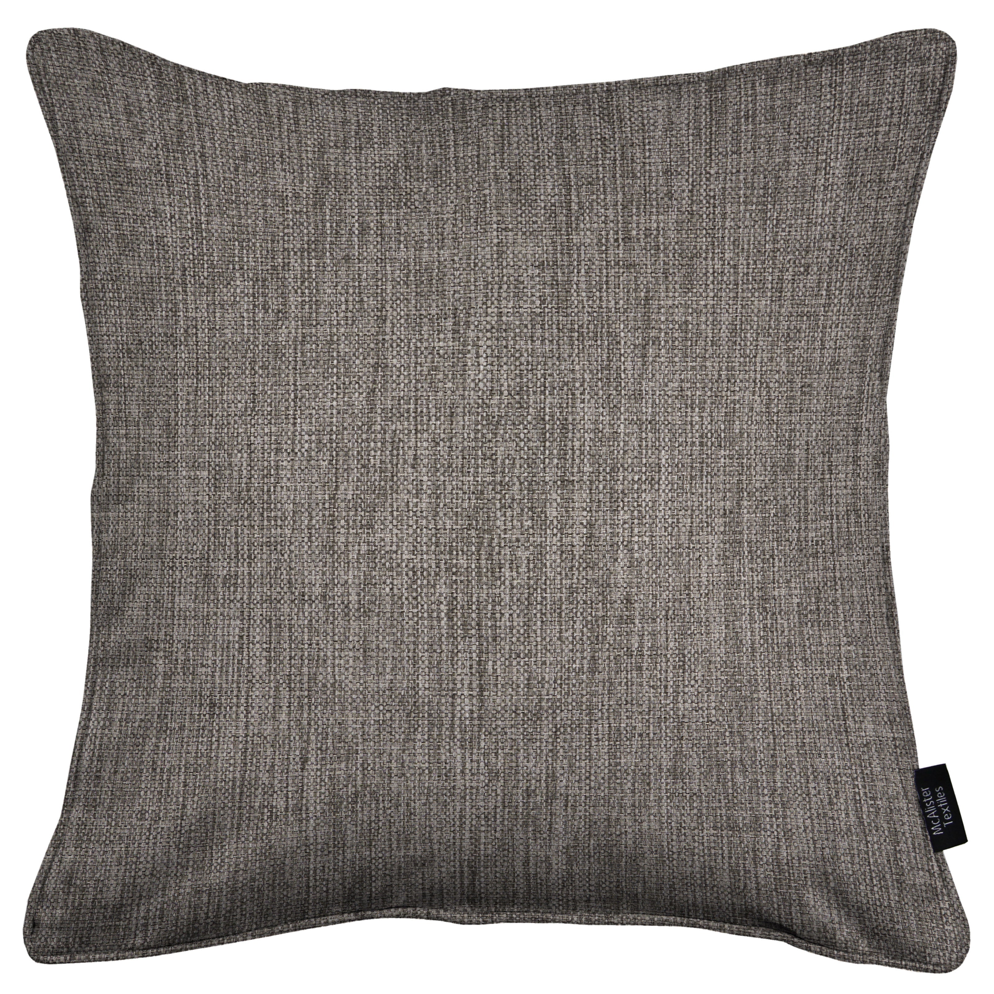 McAlister Textiles Capri Charcoal Piped Cushion Cushions and Covers 