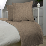 Charger l&#39;image dans la galerie, McAlister Textiles Capri Chocolate Brown Bed Runners Throws and Runners 
