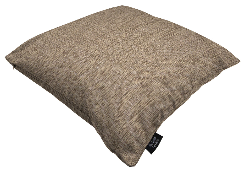 McAlister Textiles Capri Chocolate Brown Plain Cushion Cushions and Covers 