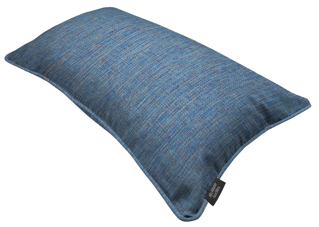 McAlister Textiles Capri Mid Blue Piped Cushion Cushions and Covers 