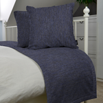 Charger l&#39;image dans la galerie, McAlister Textiles Capri Navy Blue Bed Runners Throws and Runners 
