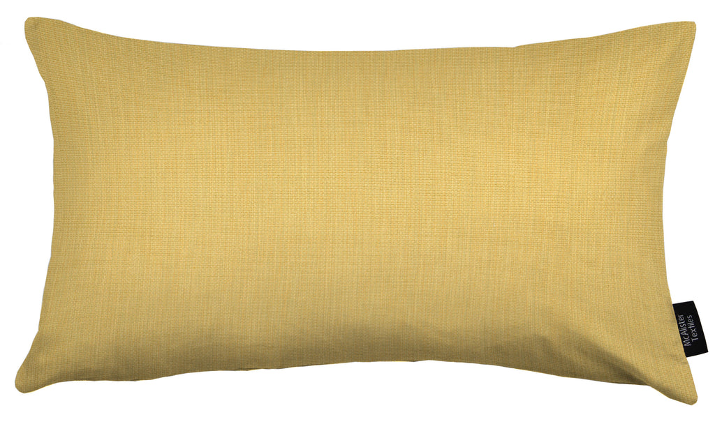 McAlister Textiles Capri Ochre Yellow Plain Cushion Cushions and Covers 