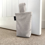 Charger l&#39;image dans la galerie, McAlister Textiles Capri Soft Grey Doorstop Doorstops 
