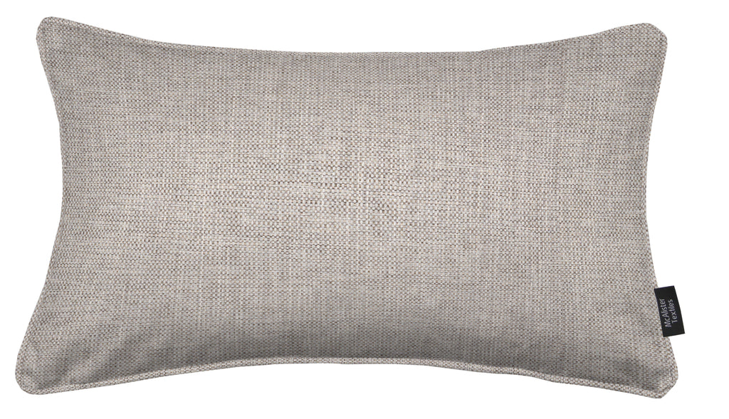 McAlister Textiles Capri Soft Grey Piped Cushion Cushions and Covers 